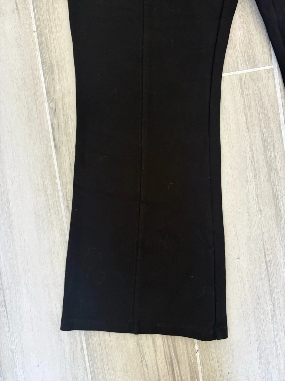 Old Navy Maternity Full Panel Pixie Flare Pants Black Size L